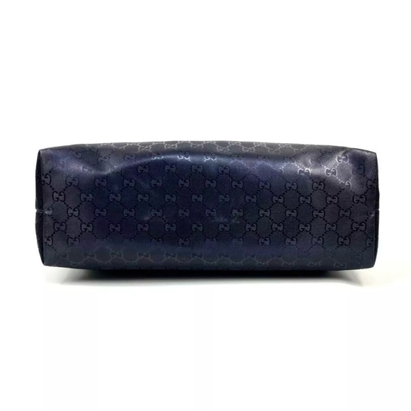 GUCCI GUCCISIMA GG Monogram Imprime Tote bag Shoulder Bag Purple Blue Large - Picture 6 of 8